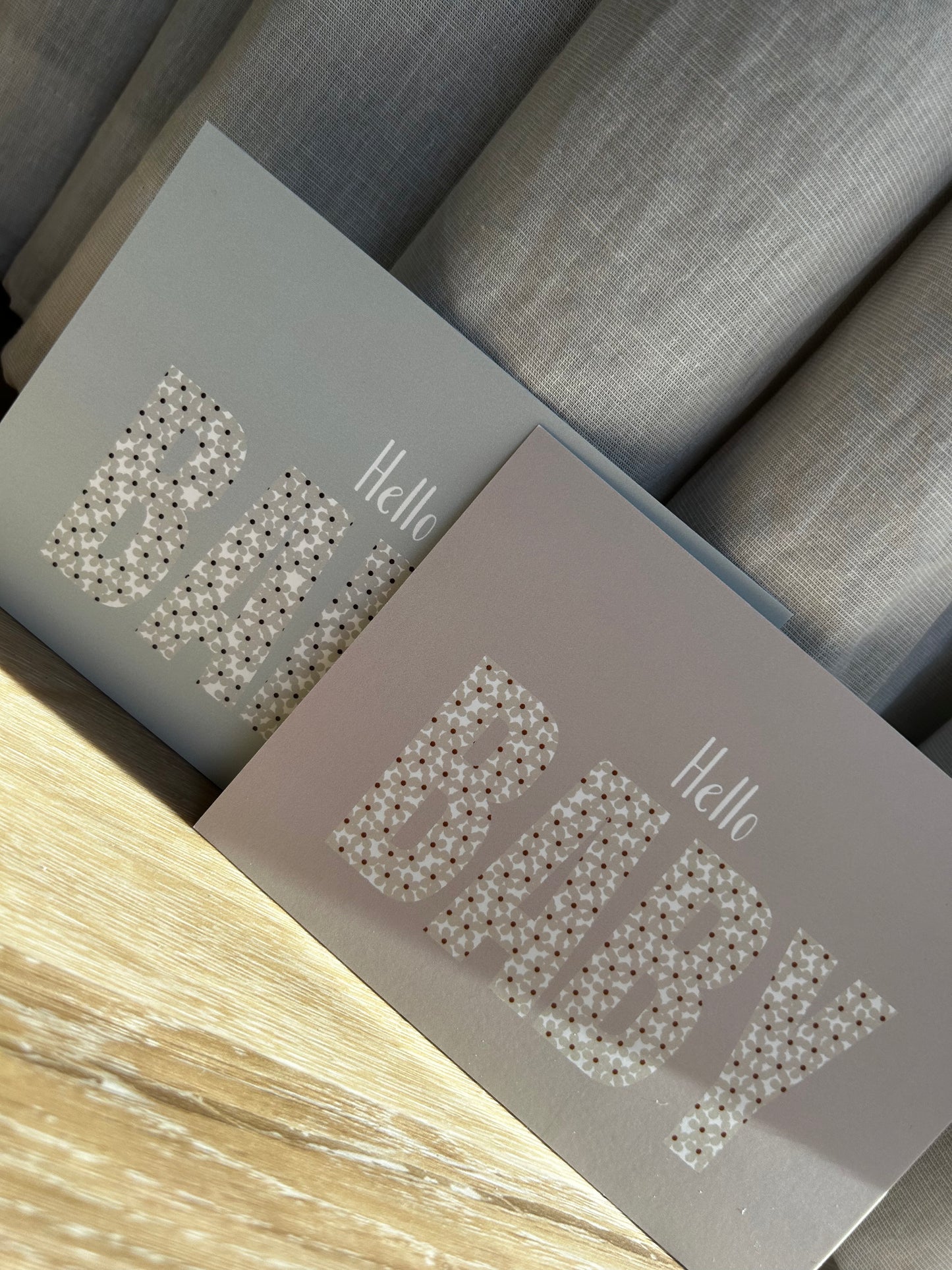 Wenskaart | Hello baby jongen