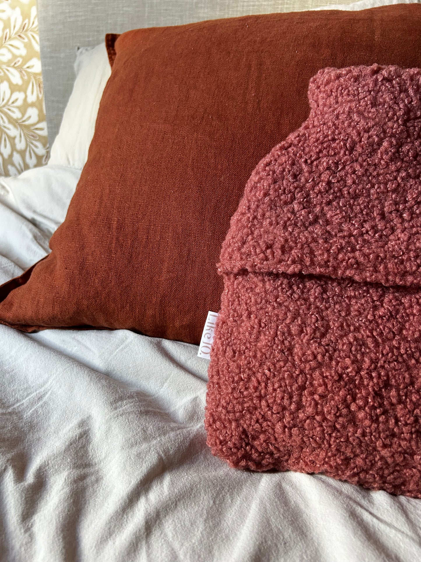 Teddy kruikenzak hoes | roze