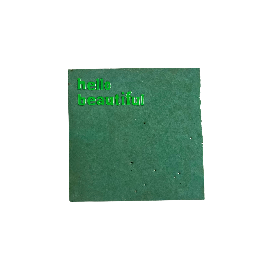 Tegeltje "Hello Beautiful"