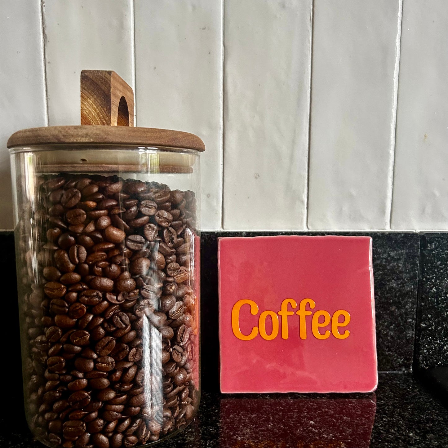 Tegeltje "coffee"