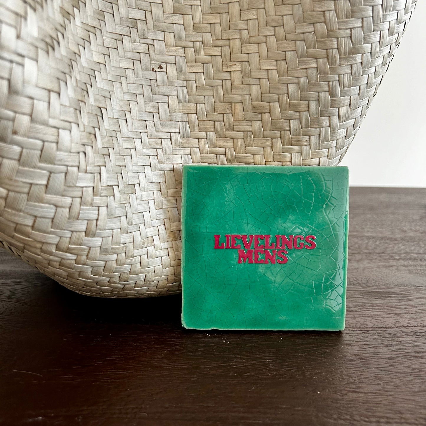 Tegeltje "lievelings mens"