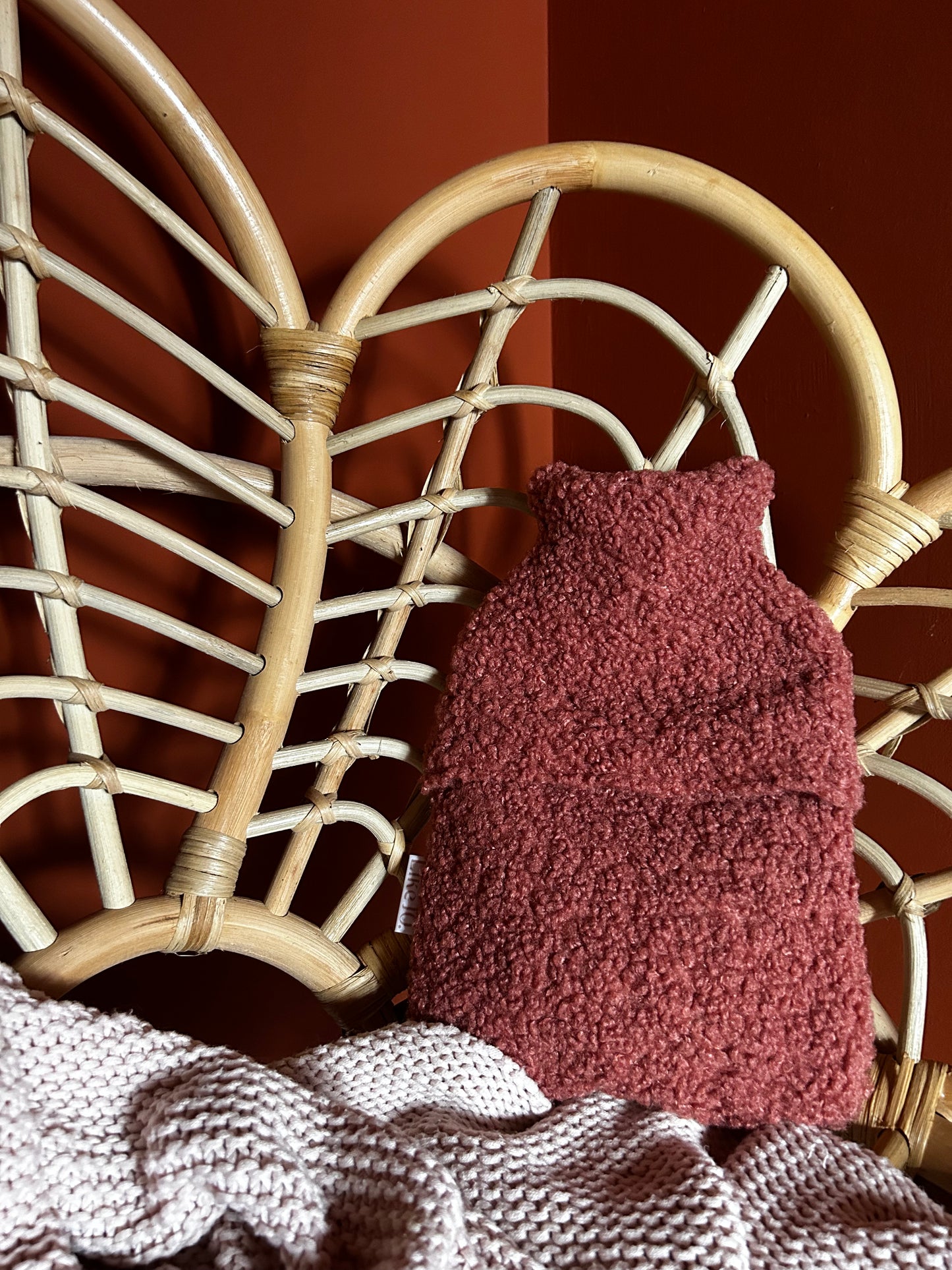 Teddy kruikenzak hoes | roze