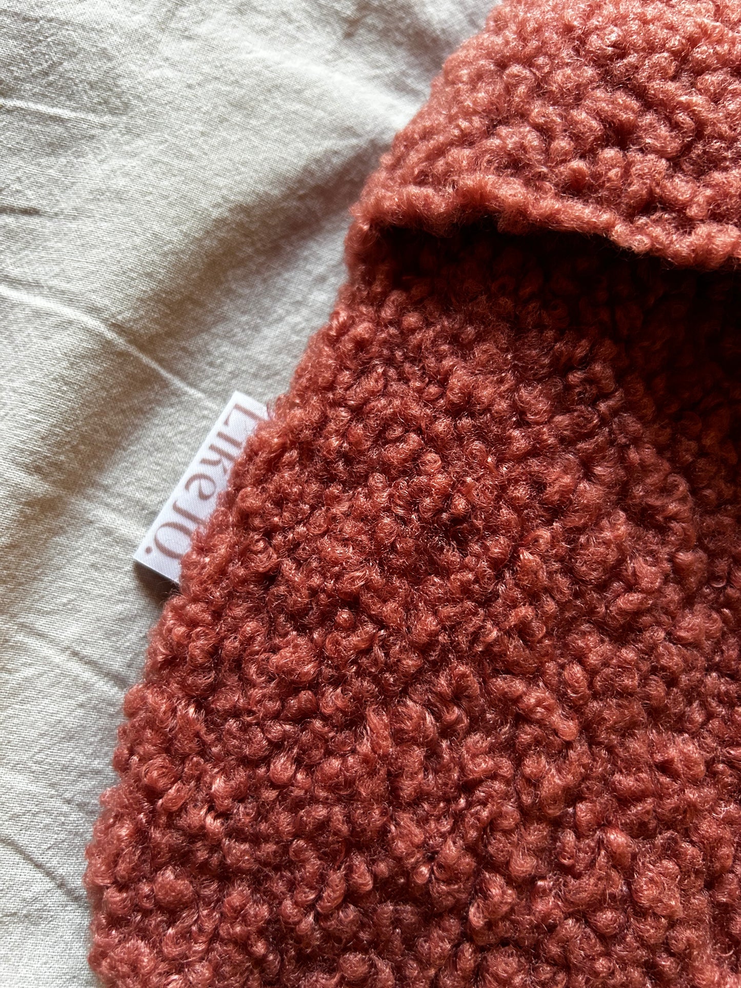 Teddy kruikenzak hoes | roze