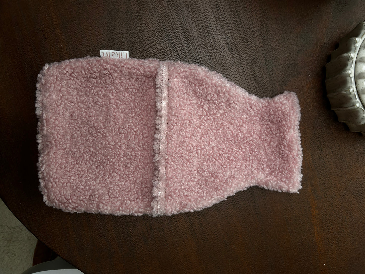 Teddy kruikenzak hoes | licht roze