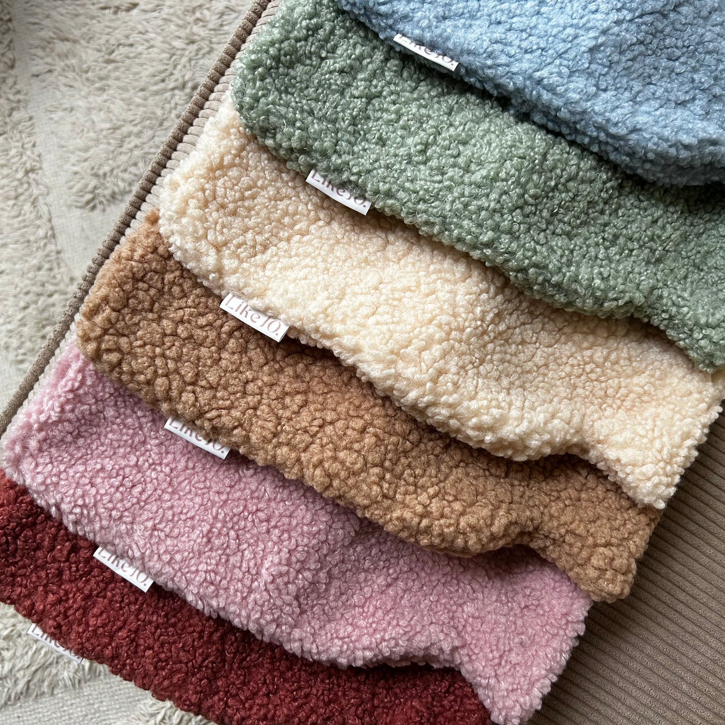 Teddy kruikenzak hoes | Blauw