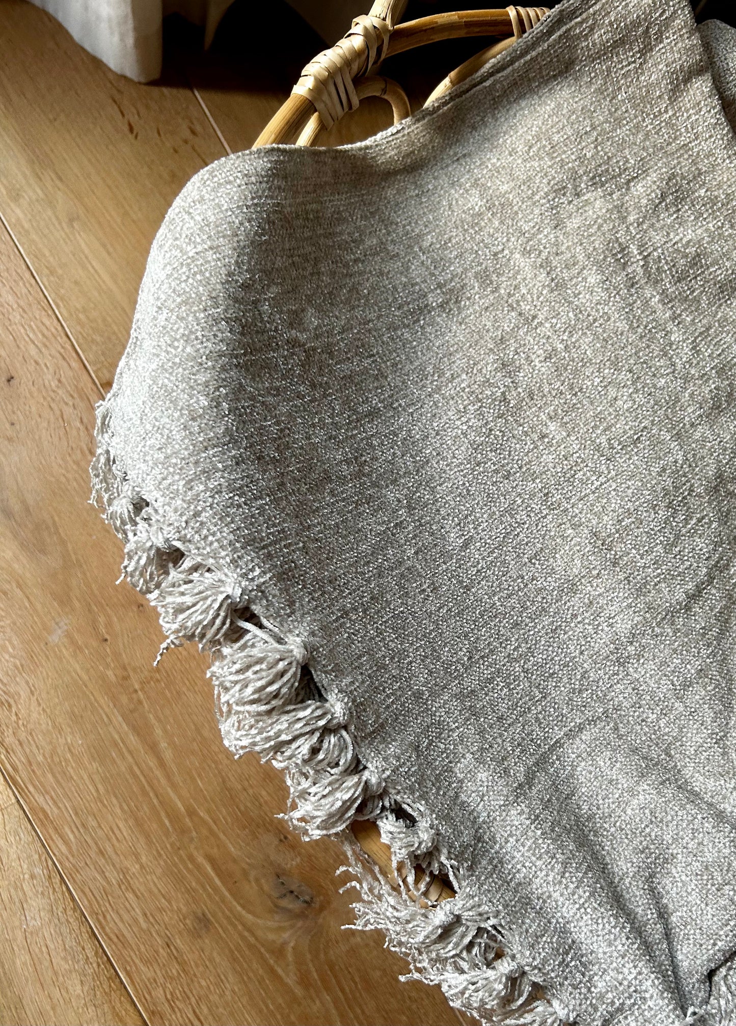 Plaid met franjes | Eva