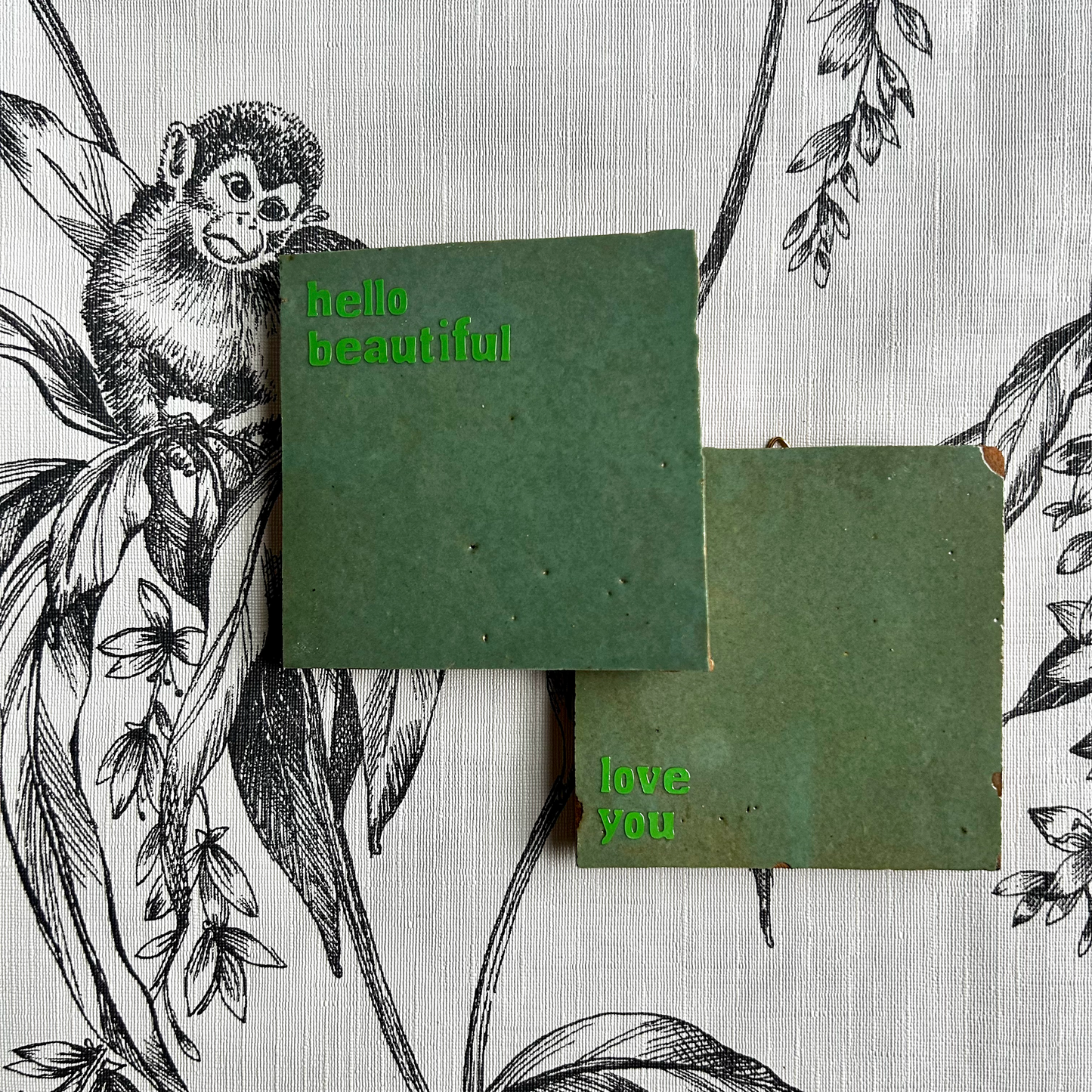 Tegeltje "Hello Beautiful"