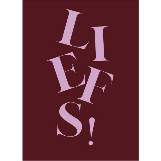 Wenskaart | Liefs!